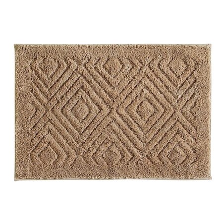 Better Trends Better Trends 2PC2030BE Trier Bath Rug; Beige - 2 Piece 2PC2030BE